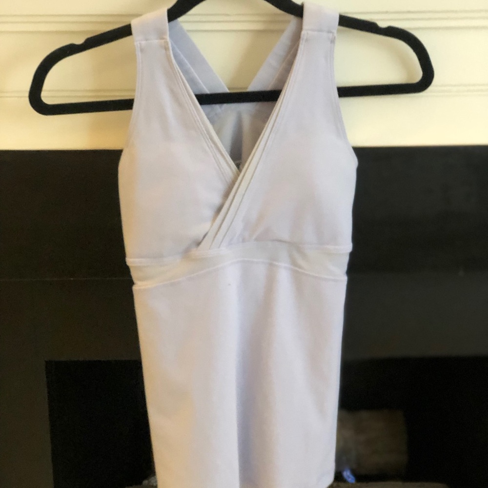 Lululemon Racerback Padded Tank Light Blue - Picture 3 of 8